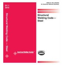 AWS D1.1/D1.1M:2015 STRUCTURAL WELDING CODE-STEEL 23RD EDITION 